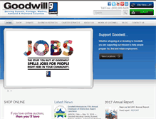 Tablet Screenshot of goodwillakron.org